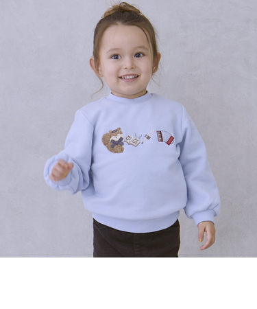 【フワのびっと】アソートアップリケトレーナー