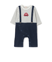 サス付きモチーフカバーオール