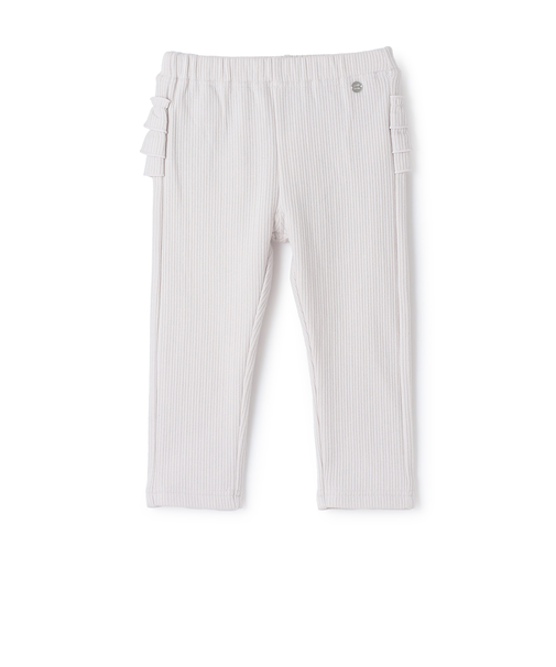 【裏起毛】バックフリルレギンス