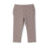 【裏起毛】バックフリルレギンス