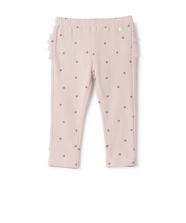 【裏起毛】バックフリルレギンス