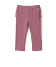 【裏起毛】バックフリルレギンス