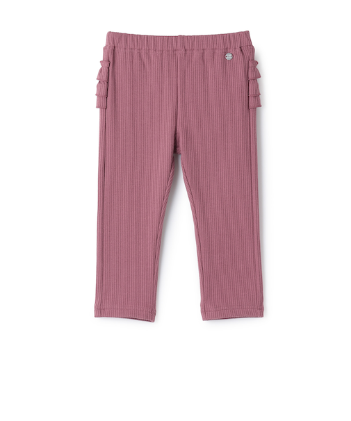 【裏起毛】バックフリルレギンス