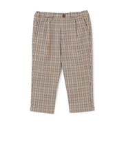 チェックのびのび起毛ストレッチパンツ