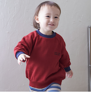 【GOODPRICE】裏起毛衿配色トレーナー