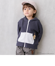 【モンポケ】ジップパーカー