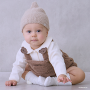 【dick bruna】衿付きロンパース＋ボアサロペセット