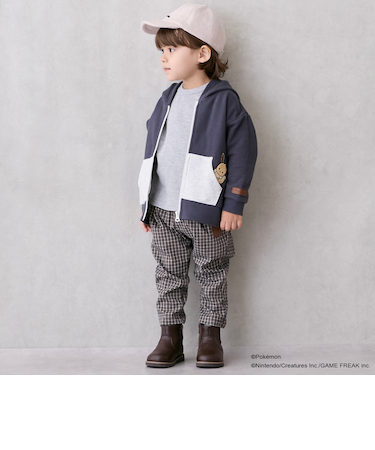 【モンポケ】ポケット刺繍パンツ