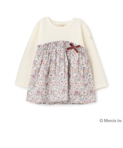 【miffy】花柄ドッキングチュニック