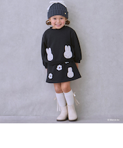 【miffy】お花刺しゅうスカパン