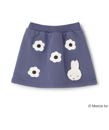 【miffy】お花刺しゅうスカパン