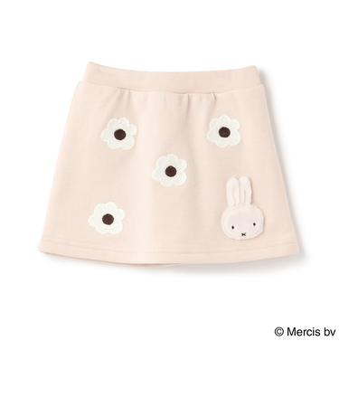 【miffy】お花刺しゅうスカパン