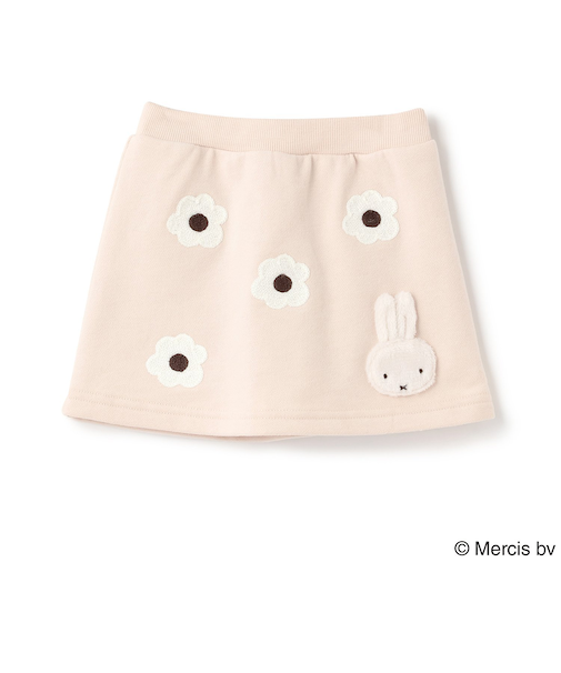 【miffy】お花刺しゅうスカパン