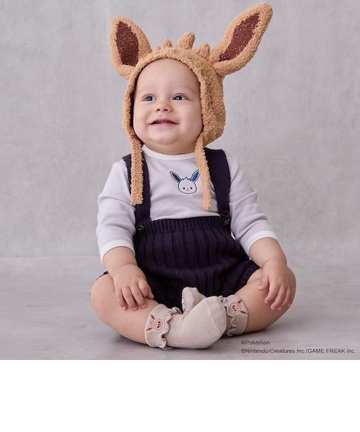 【モンポケ】サス付きパンツセット