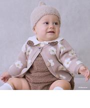 【dick bruna】花柄ニットカーディガン