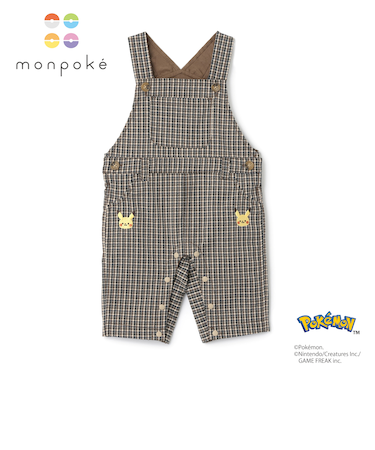 【モンポケ】モチーフサロペット