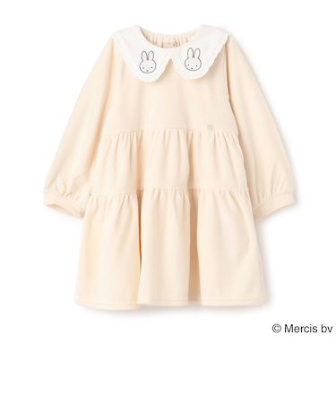 【miffy】衿ティアードワンピース