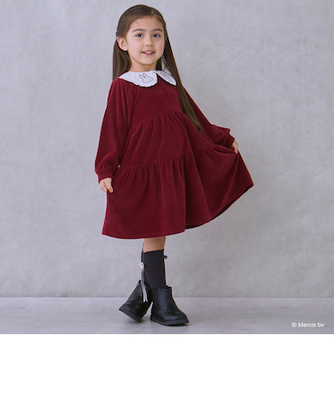 【miffy】衿ティアードワンピース