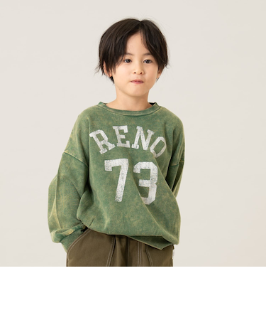 アメカジロゴプリントトレーナー