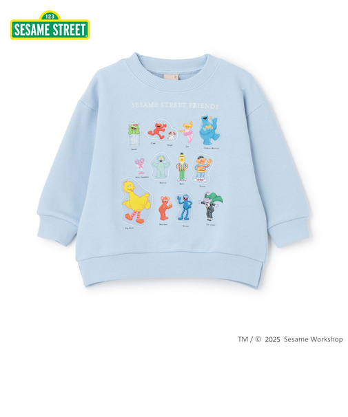 【SESAME STREET】キャラいっぱいトレーナー