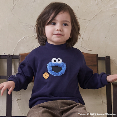 【SESAME STREET】モチーフトレーナー