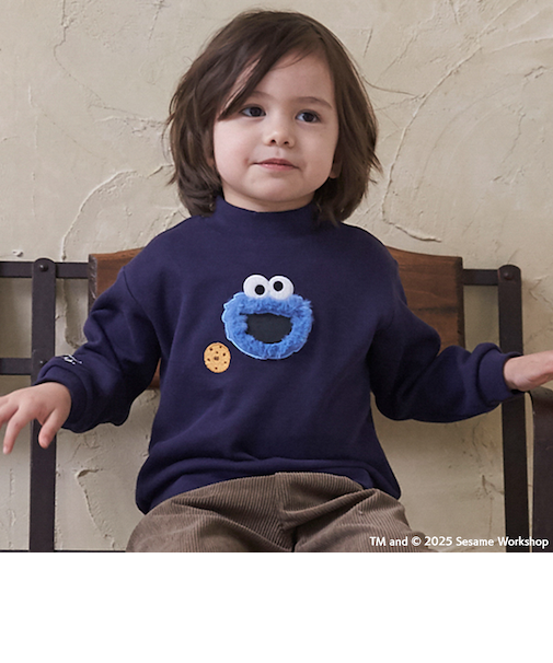 【SESAME STREET】モチーフトレーナー