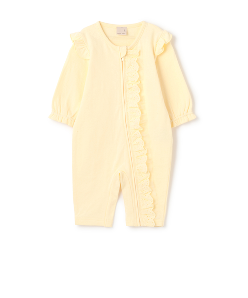 レースフリルカバーオール