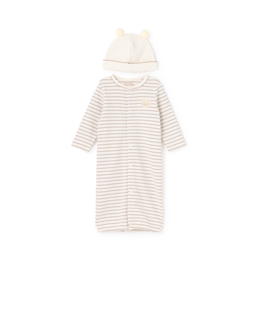 帽子つき2wayオール