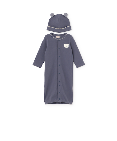 帽子つき2wayオール