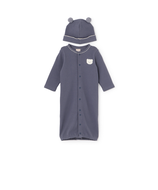 帽子つき2wayオール