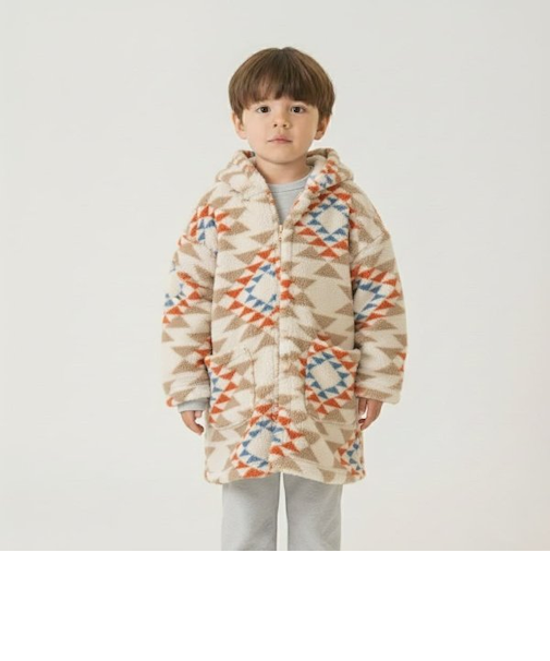 ふわもこフリースパーカー