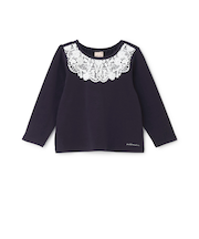 ヨークレース長袖Tシャツ