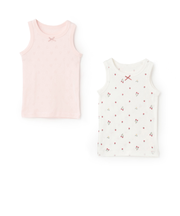 【弱酸性】女児タンク肌着2P