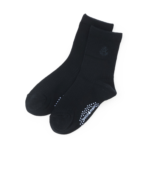 刺しゅうクルーソックス