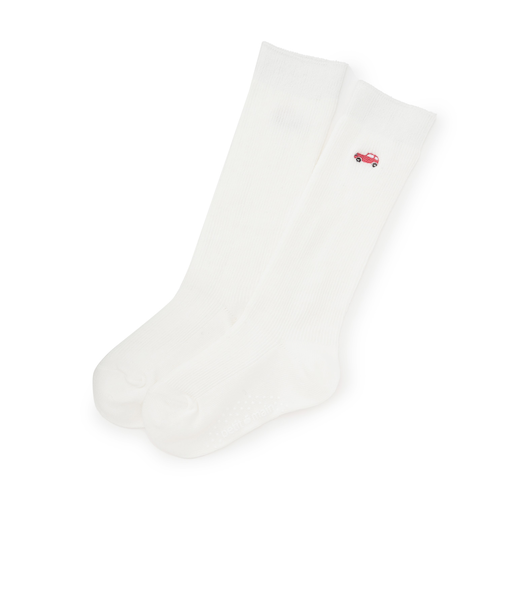 ワンポイントハイソックス