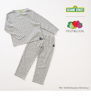 【セサミストリート×フルーツ】ワッフルパジャマ