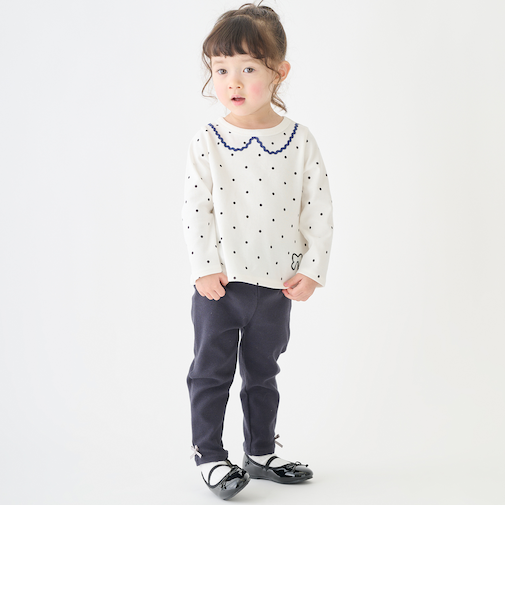 【プティプラ】GIRLS10分丈レギンス