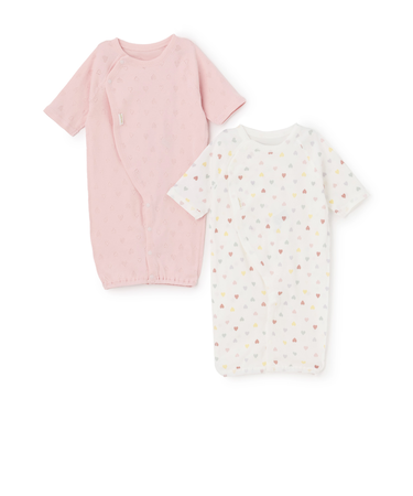 【弱酸性】7分袖2WAYオール