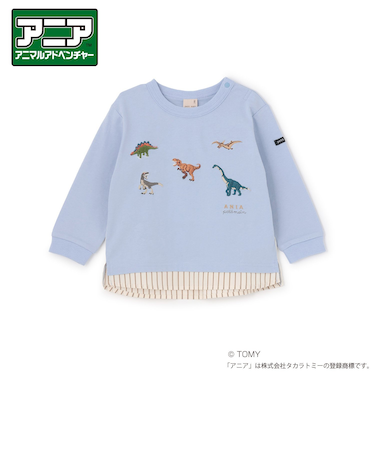 【TOMICA・ANIA】裾シャツ長袖Tシャツ