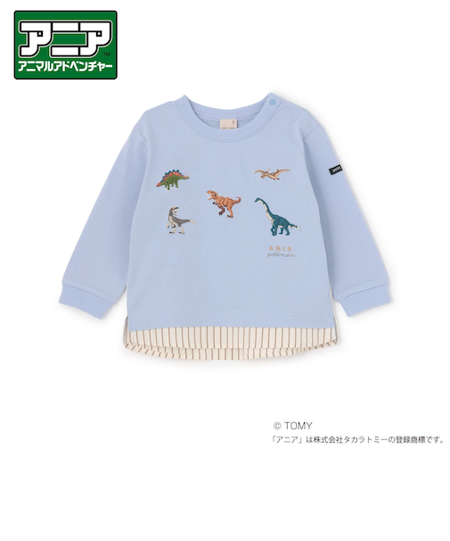 【TOMICA・ANIA】裾シャツ長袖Tシャツ