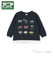 【TOMICA・ANIA】グラフィック長袖Tシャツ