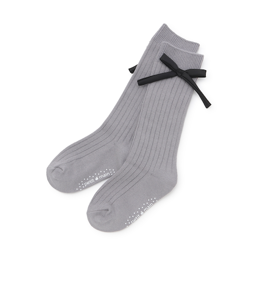 リボンハイソックス