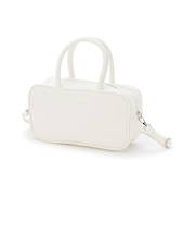 レザー調ボストンバッグ