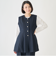 【フォーマル】ノーカラージレ