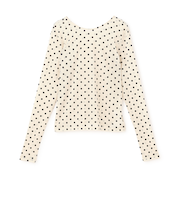 【フォーマル】2wayシアードットトップス