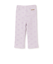 お花ジャカードフレアパンツ