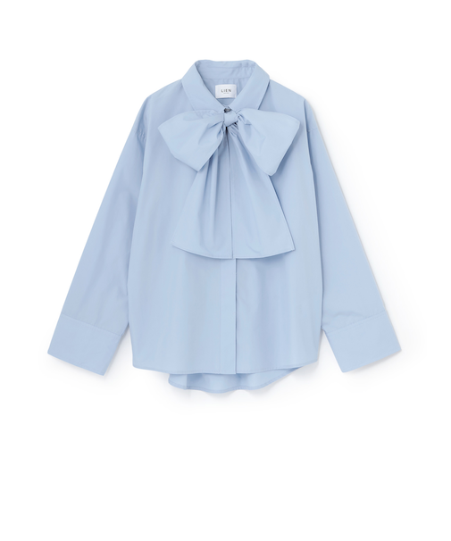 タイつきブラウス