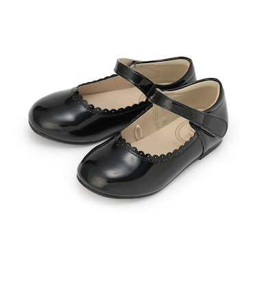 スカラップパンプス