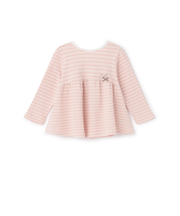 【オーガニック】ペプラム長袖Tシャツ