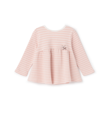 【オーガニック】ペプラム長袖Tシャツ